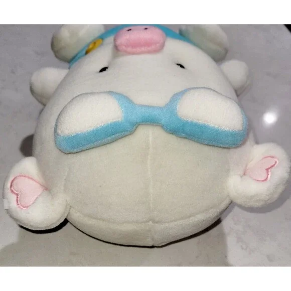 Hannari Tofu Japanese Pig Plush 13" Stuffed Animal Tofo Large Plushie Prize RARE - Picture 7 of 9